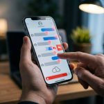 iPhone displaying persistent iMessage deletion error in Phoenix Arizona heat