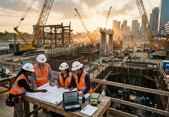 Explore how large-scale government construction operations manage massive budgets, complex logistics, strict regulations, and critical public infrastructure.
